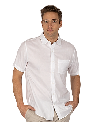 Cutter & Buck® Men's Windward Twill Short Sleeve Shirt Product Image