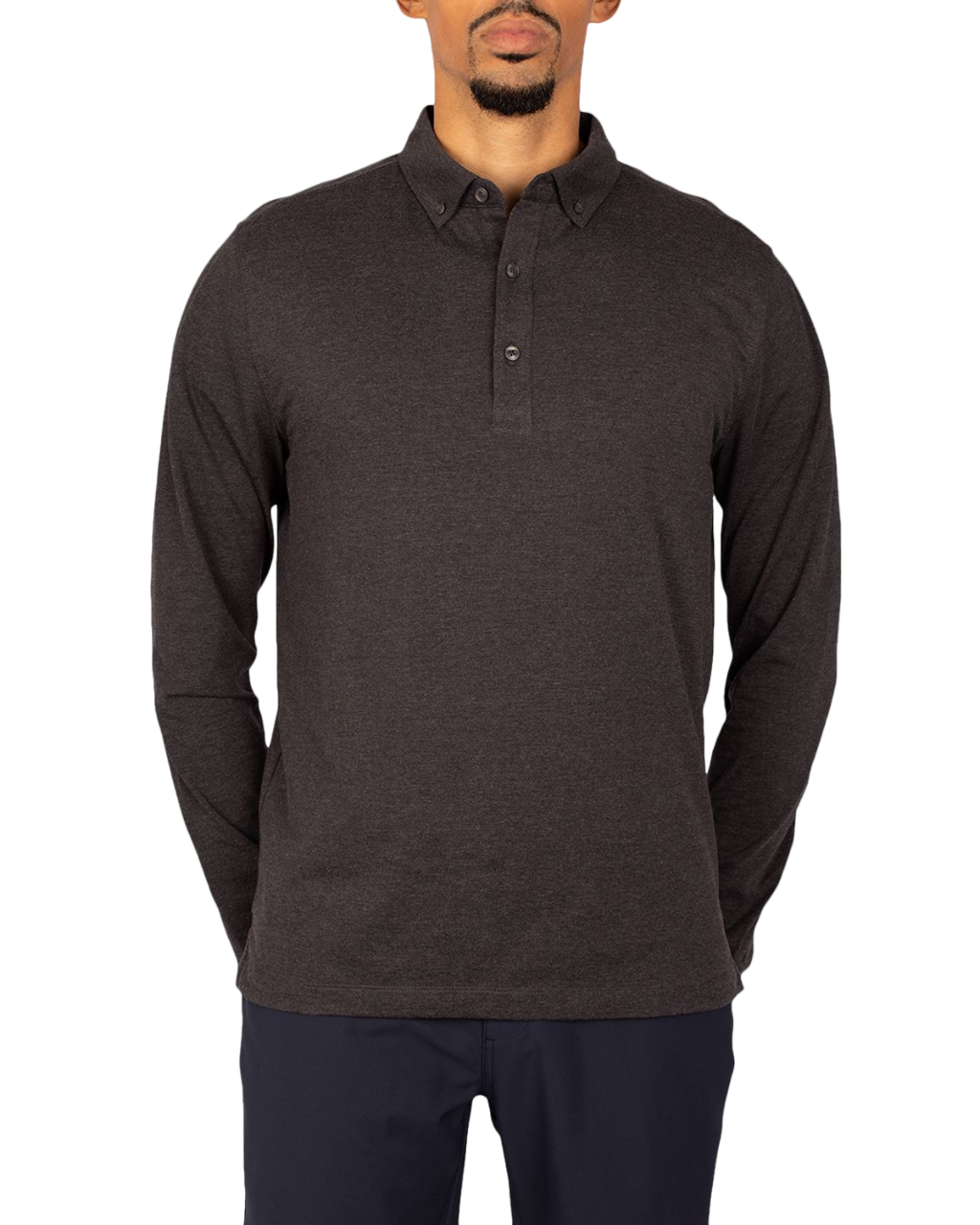 Cutter & Buck® Men's Long Sleeve Advantage Jersey Polo Product Image