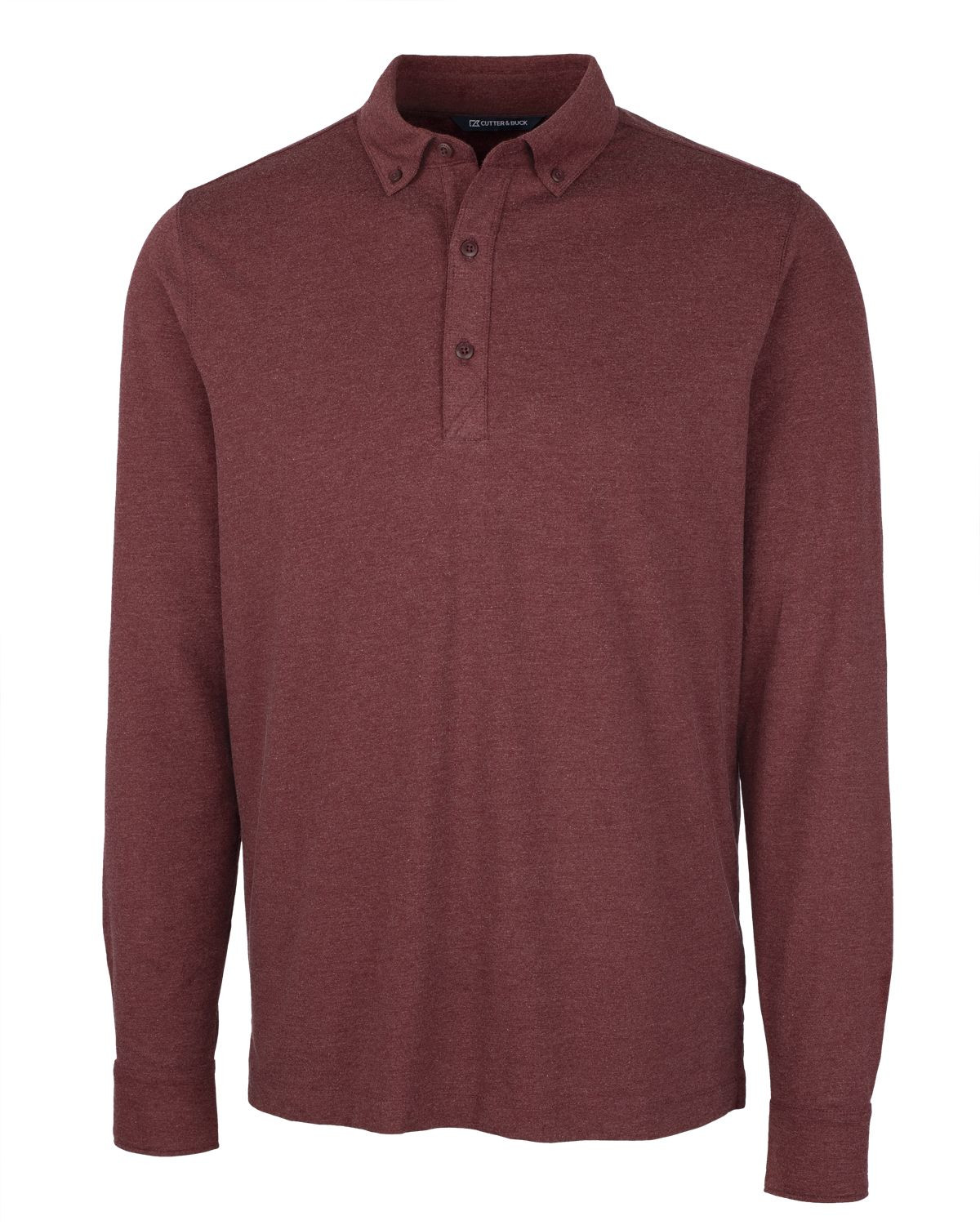 Cutter & Buck® Men's Long Sleeve Advantage Jersey Polo Product Image