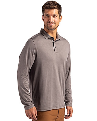 Cutter & Buck® Men's Coastline Epic Comfort Eco Long Sleeve Polo Product Image