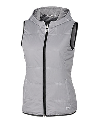 Cutter & Buck® Women's Cora Reversible Hooded Vest Product Image