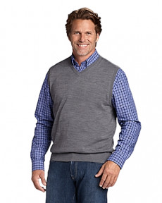 Cutter & Buck® Men's Douglas V-Neck Vest Product Image