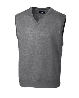 Cutter & Buck® Men's Douglas V-Neck Vest Product Image