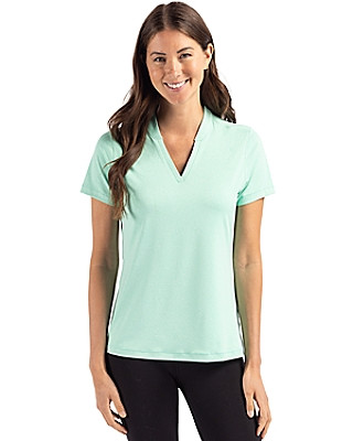 Cutter & Buck® Women's Forge Heathered Stretch Blade Top Product Image