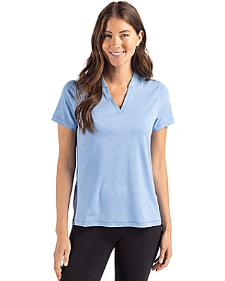Cutter & Buck® Women's Forge Heathered Stretch Blade Top Product Image