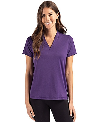 Cutter & Buck® Women's Forge Heathered Stretch Blade Top Product Image