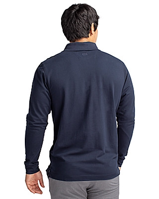 Cutter & Buck® Men's Advantage Eco Tri-Blend Pique Long Sleeve Polo Product Image