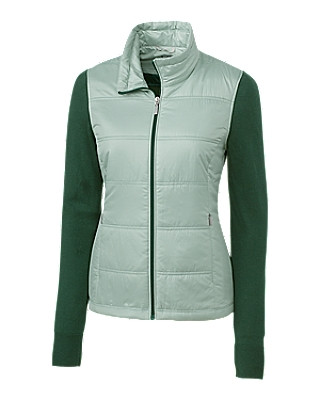 Cutter & Buck® Women's Cora Quilted Sweater Jacket Product Image