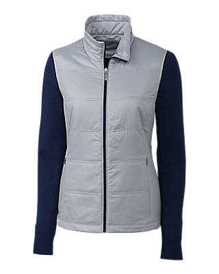 Cutter & Buck® Women's Cora Quilted Sweater Jacket Product Image