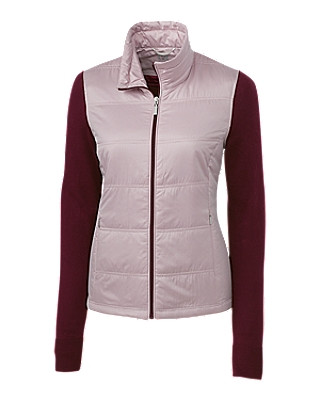 Cutter & Buck® Women's Cora Quilted Sweater Jacket Product Image