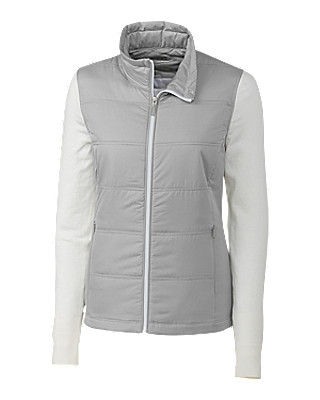 Cutter & Buck® Women's Cora Quilted Sweater Jacket Product Image