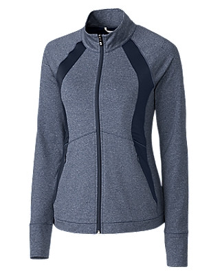 Cutter & Buck® Women's Shoreline Colorblock Full-Zip Product Image