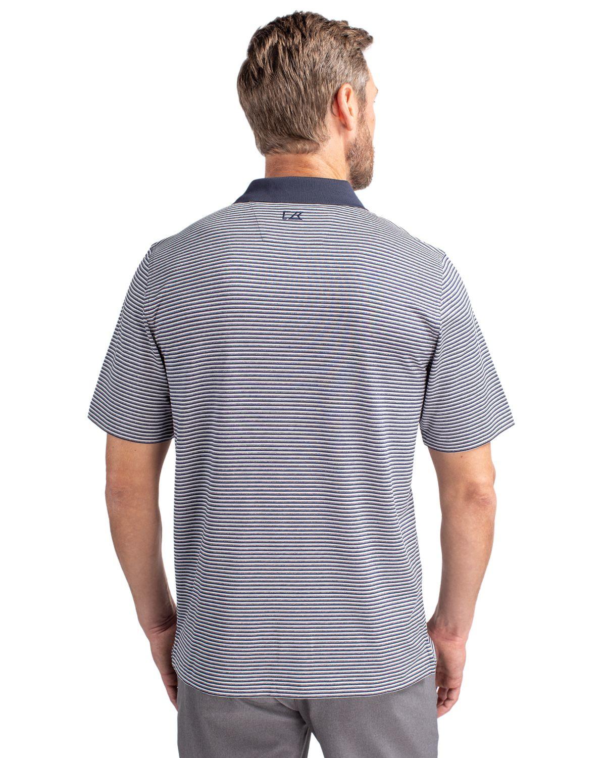 Cutter & Buck® Men's Forge Tonal Stripe Stretch Polo Product Image