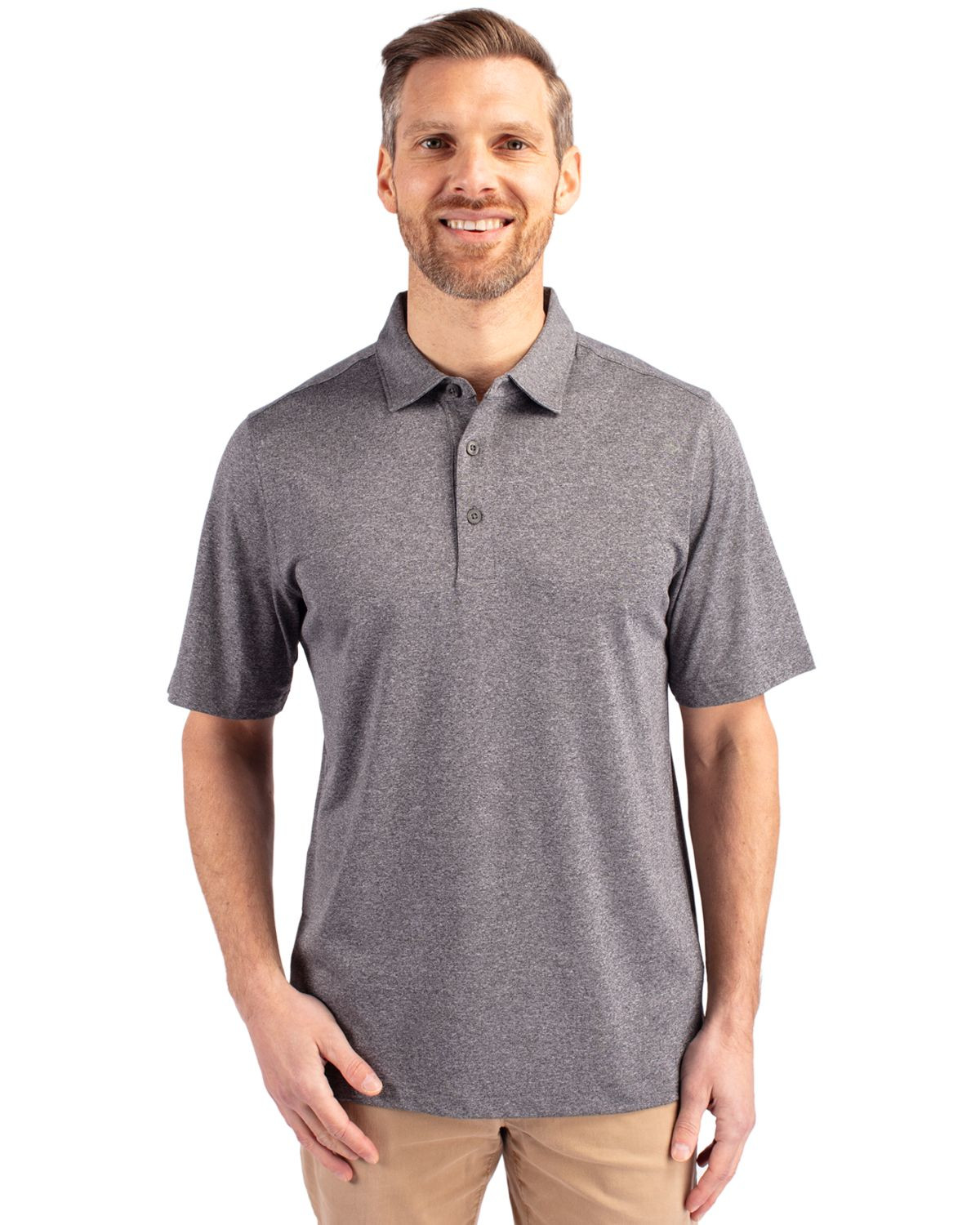 Cutter & Buck® Men's Forge Heathered Stretch Polo Product Image