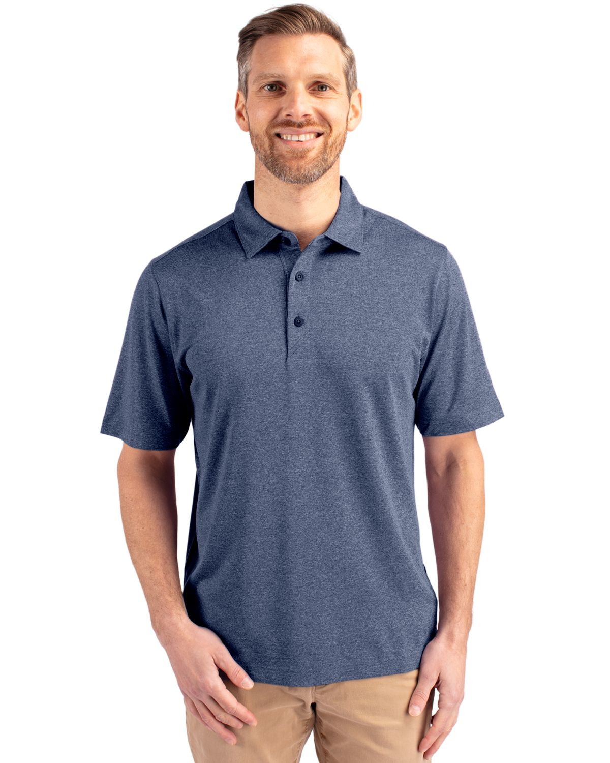 Cutter & Buck® Men's Forge Heathered Stretch Polo Product Image