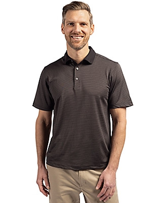 Cutter & Buck® Men's Virtue Eco Pique Micro Stripe Recycled Polo Product Image