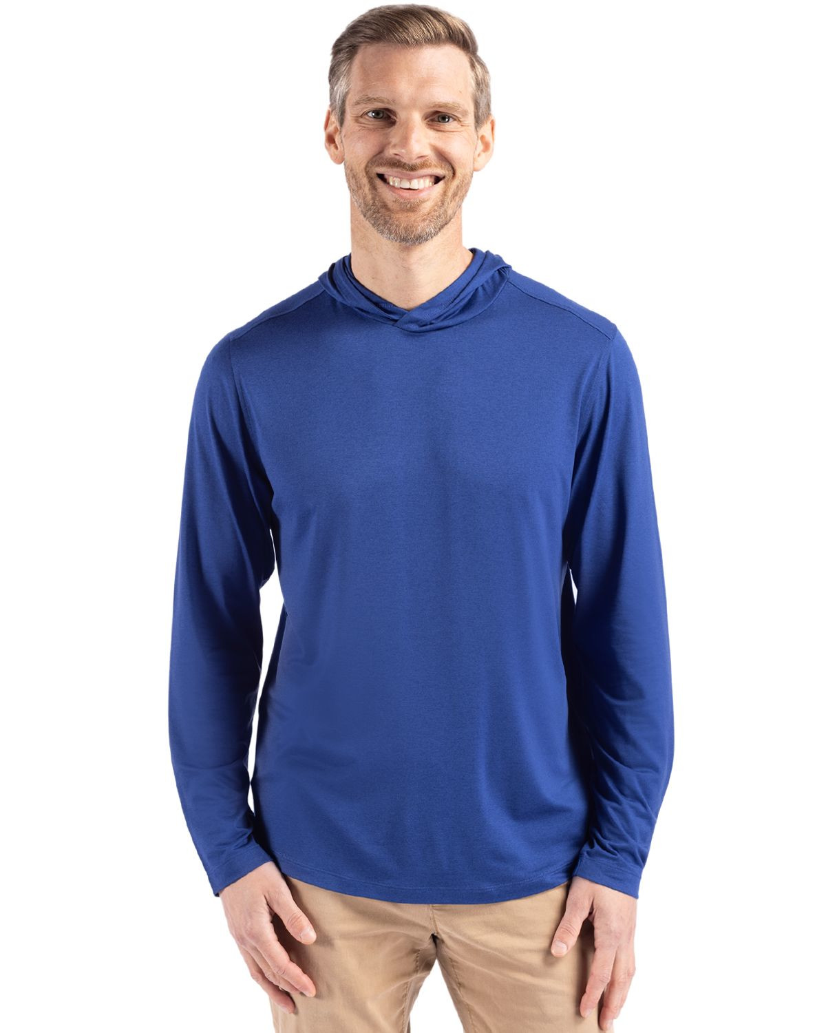 Cutter & Buck® Men's Coastline Epic Comfort Eco Recycled Hooded Shirt Product Image