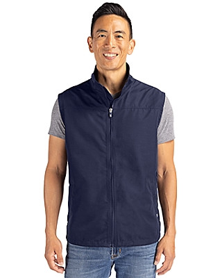Cutter & Buck® Men's Charter Eco Recycled Full-Zip Vest Product Image