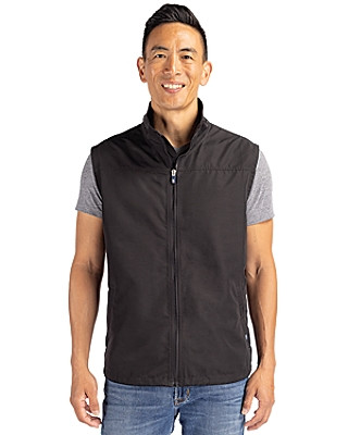 Cutter & Buck® Men's Charter Eco Recycled Full-Zip Vest Product Image