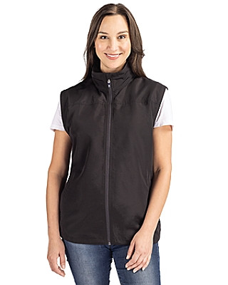 Cutter & Buck® Women's Charter Eco Recycled Full-Zip Vest Product Image