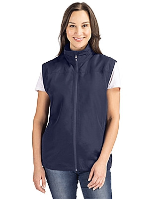 Cutter & Buck® Women's Charter Eco Recycled Full-Zip Vest Product Image