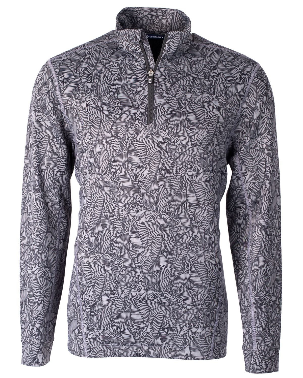 Cutter & Buck Traverse Palm Print Half-Zip Product Image