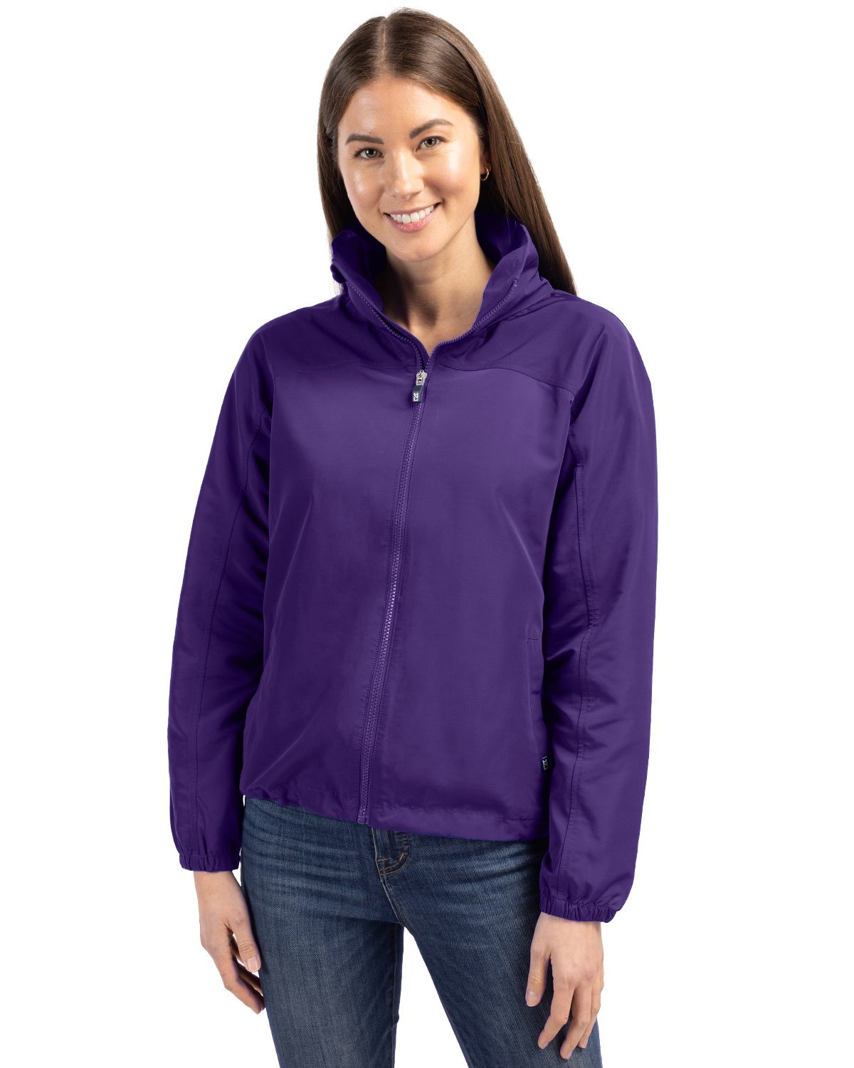 Cutter & Buck® Women's Charter Eco Recycled Full-Zip Jacket Product Image