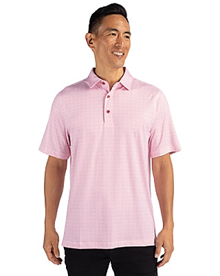 Cutter & Buck® Men's Pike Double Dot Print Stretch Polo Product Image