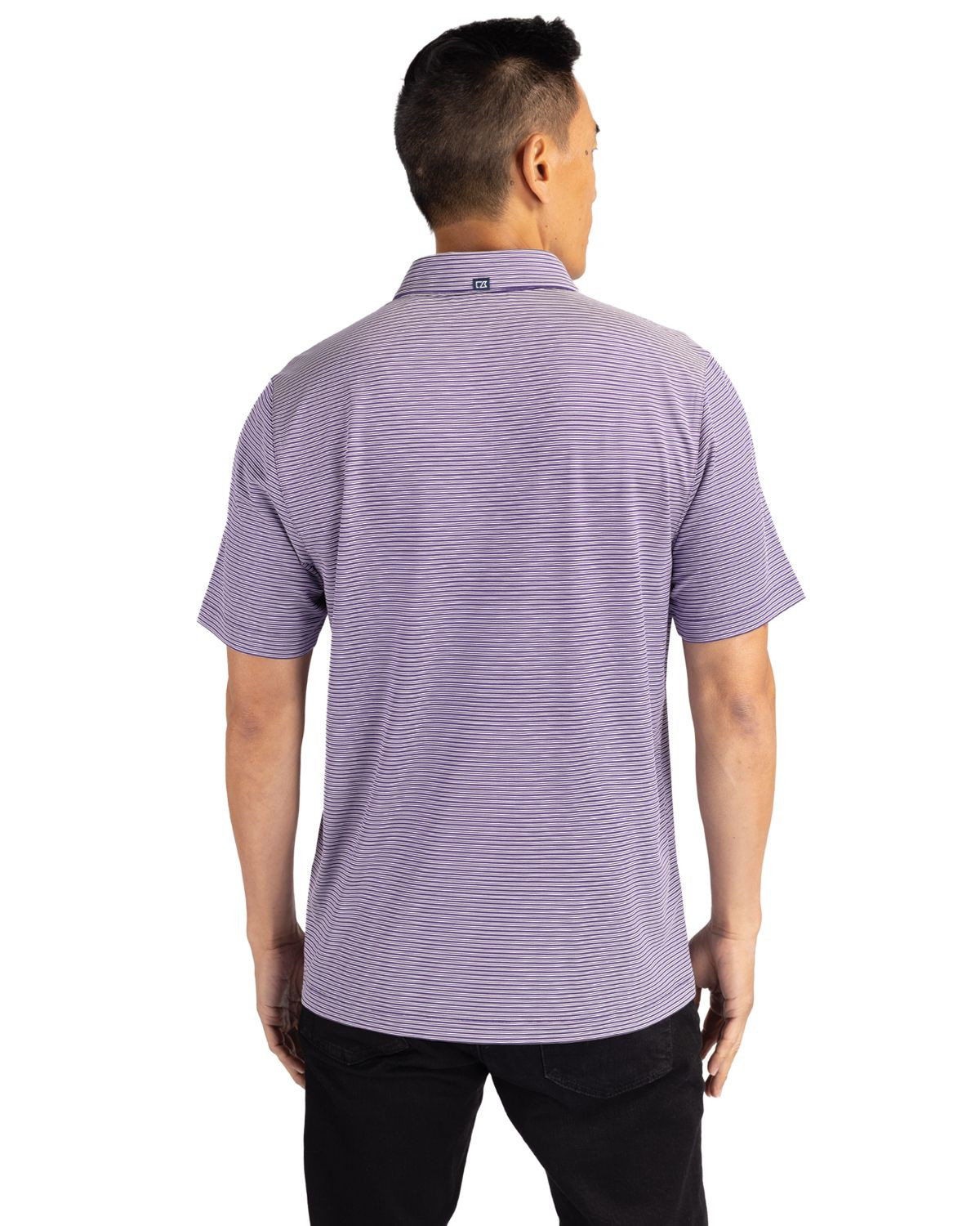 Cutter & Buck® Men's Forge Eco Double Stripe Stretch Recycled Polo Product Image