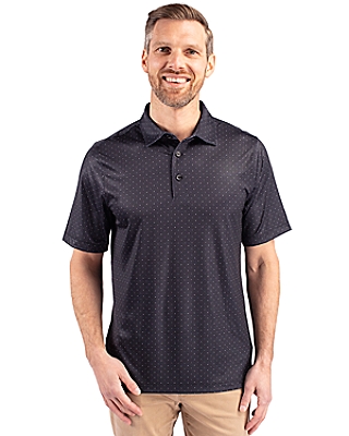 Cutter & Buck® Men's Pike Double Dot Print Stretch Polo Product Image