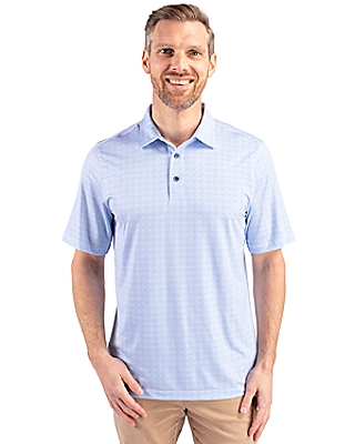 Cutter & Buck® Men's Pike Double Dot Print Stretch Polo Product Image