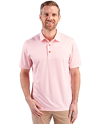 Cutter & Buck® Men's Pike Double Dot Print Stretch Polo Product Image