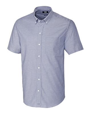 Cutter & Buck® Men's Stretch Oxford Short Sleeve Dress Shirt Product Image