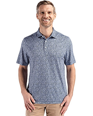 Cutter & Buck® Men's Pike Eco Flora Print Recycled Polo Product Image