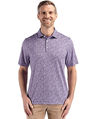 Cutter & Buck® Men's Pike Eco Flora Print Recycled Polo Product Image