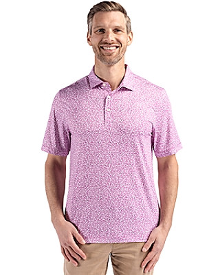 Cutter & Buck® Men's Pike Eco Flora Print Recycled Polo Product Image