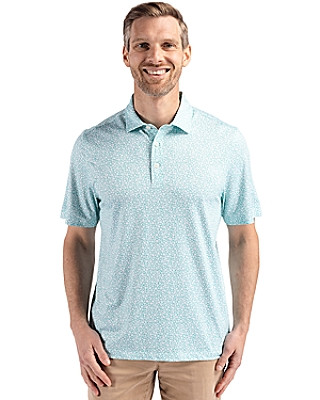 Cutter & Buck® Men's Pike Eco Flora Print Recycled Polo Product Image