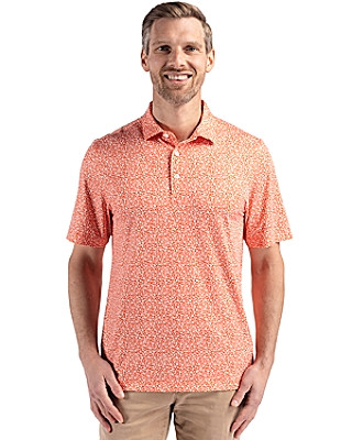 Cutter & Buck® Men's Pike Eco Flora Print Recycled Polo Product Image