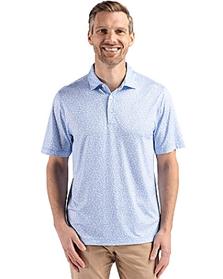 Cutter & Buck® Men's Pike Eco Flora Print Recycled Polo Product Image