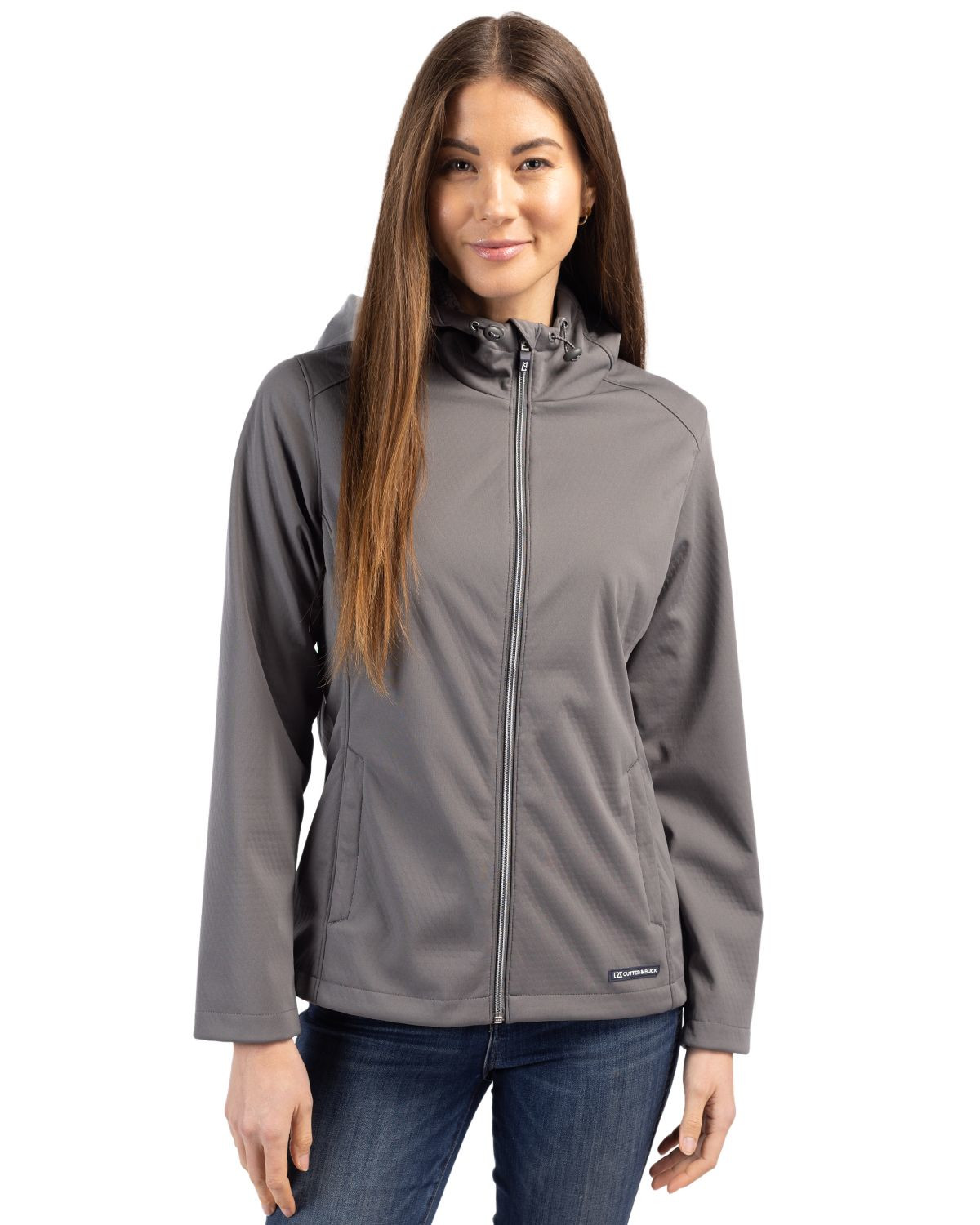 Cutter & Buck® Women's Evoke Eco Softshell Recycled Full Zip Jacket Product Image