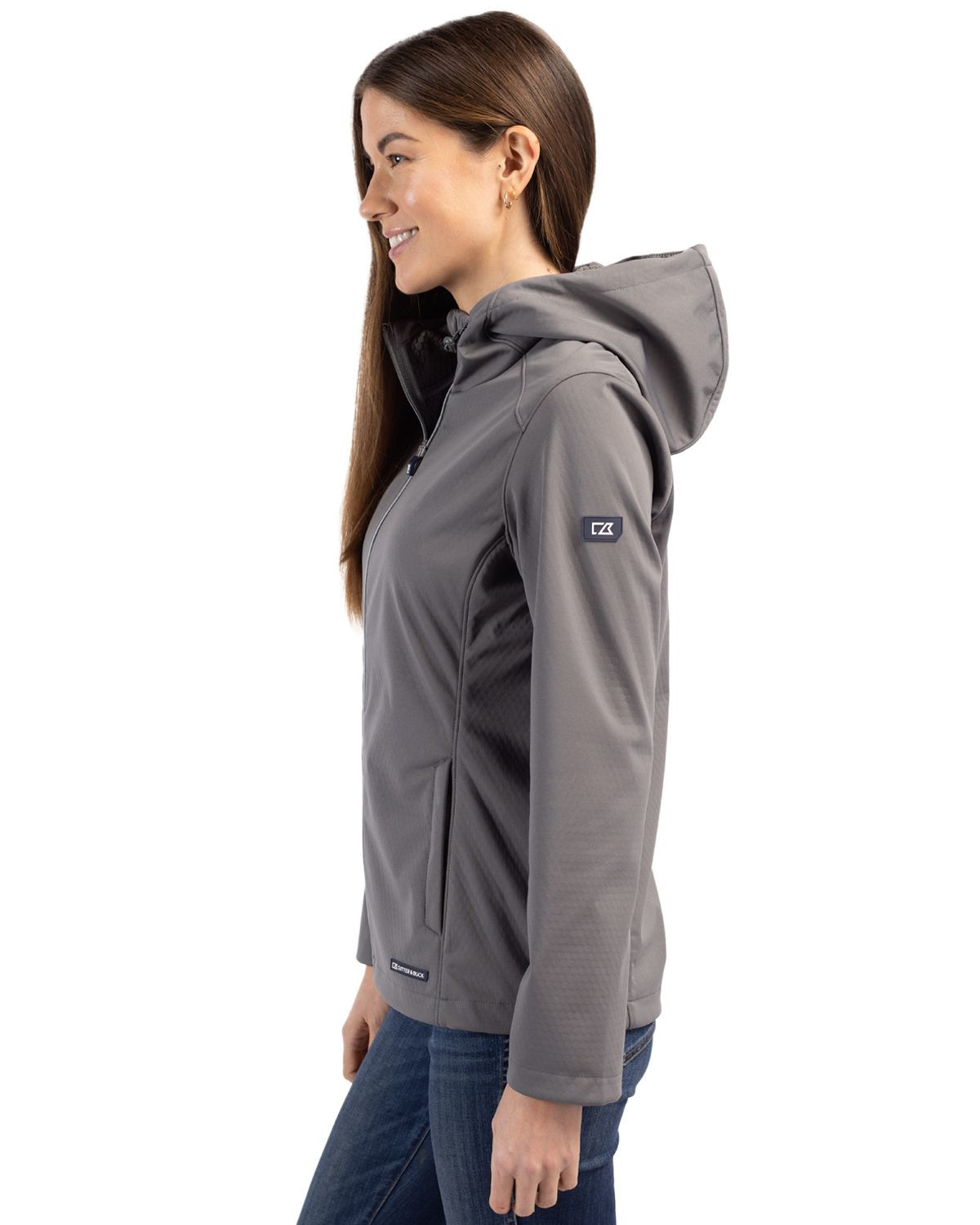 Cutter & Buck® Women's Evoke Eco Softshell Recycled Full Zip Jacket Product Image