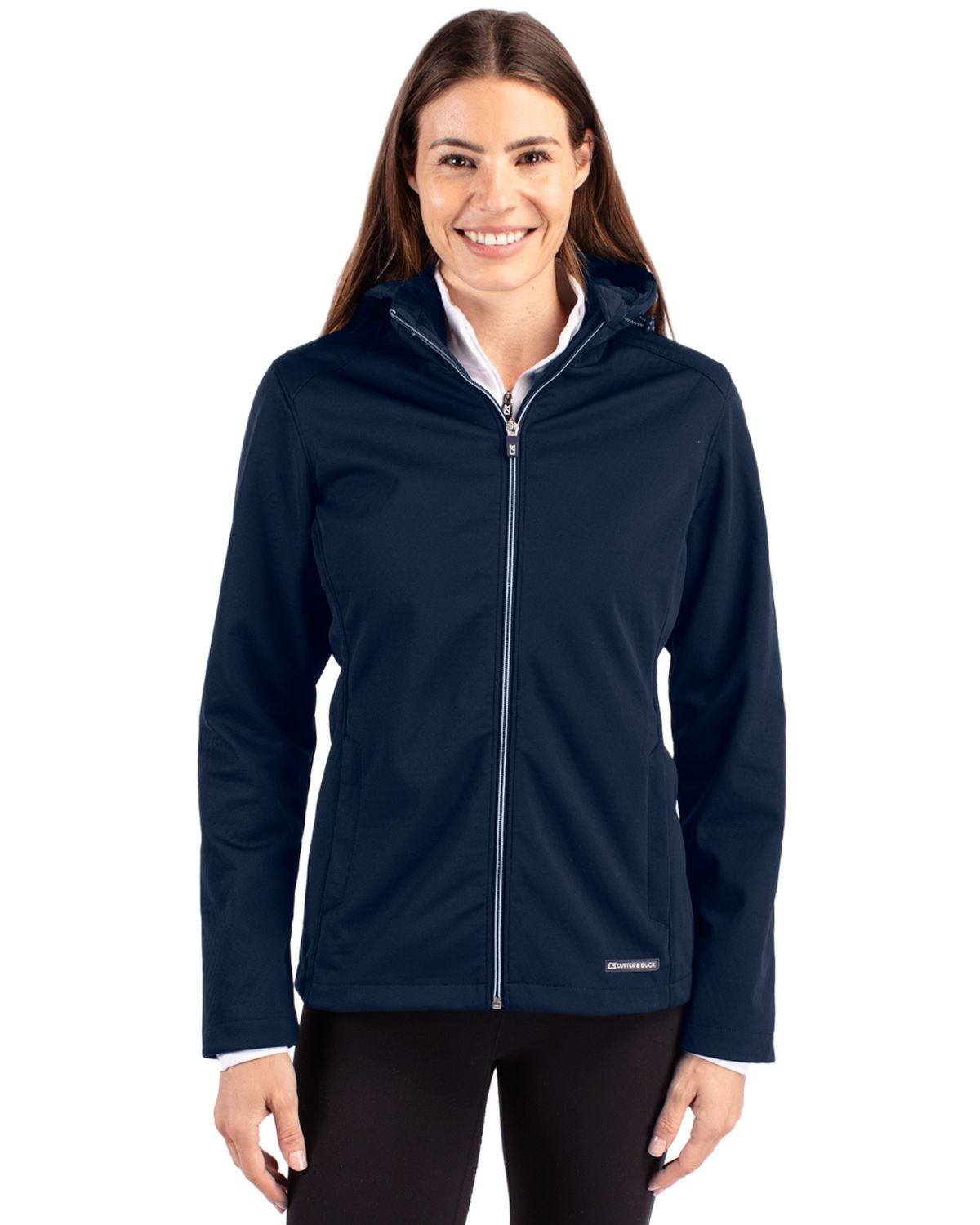 Cutter & Buck® Women's Evoke Eco Softshell Recycled Full Zip Jacket Product Image