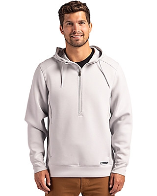 Cutter & Buck® Men's Roam Eco Half Zip Recycled Hooded Pullover Product Image