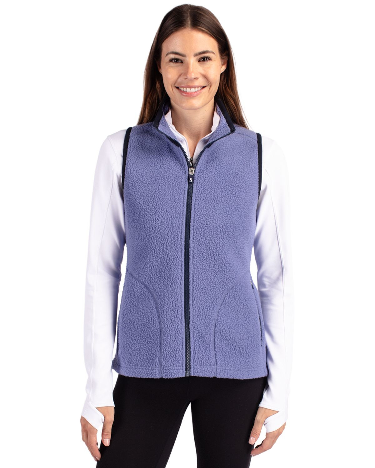 Cutter & Buck® Women's Cascade Eco Fleece Vest Product Image