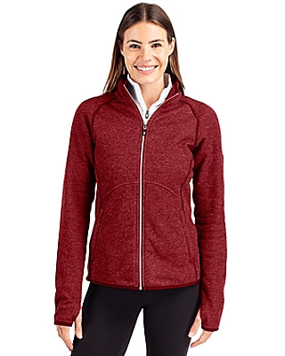 Cutter & Buck® Women's Mainsail Sweater-Knit Full Zip Jacket Product Image