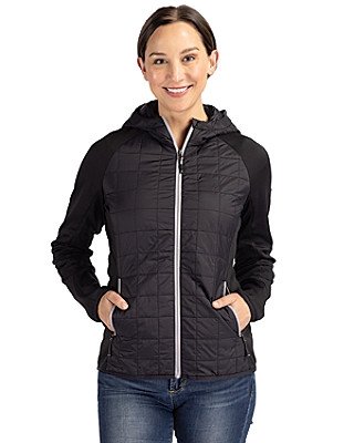 Cutter & Buck® Women's Rainier Primaloft® Eco Full Zip Hybrid Jacket Product Image