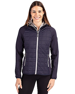 Cutter & Buck® Women's Rainier Primaloft® Eco Full Zip Hybrid Jacket Product Image
