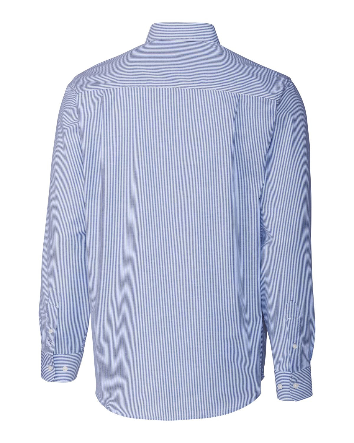 Cutter & Buck® Men's Stretch Oxford Stripe Long Sleeve Dress Shirt Product Image