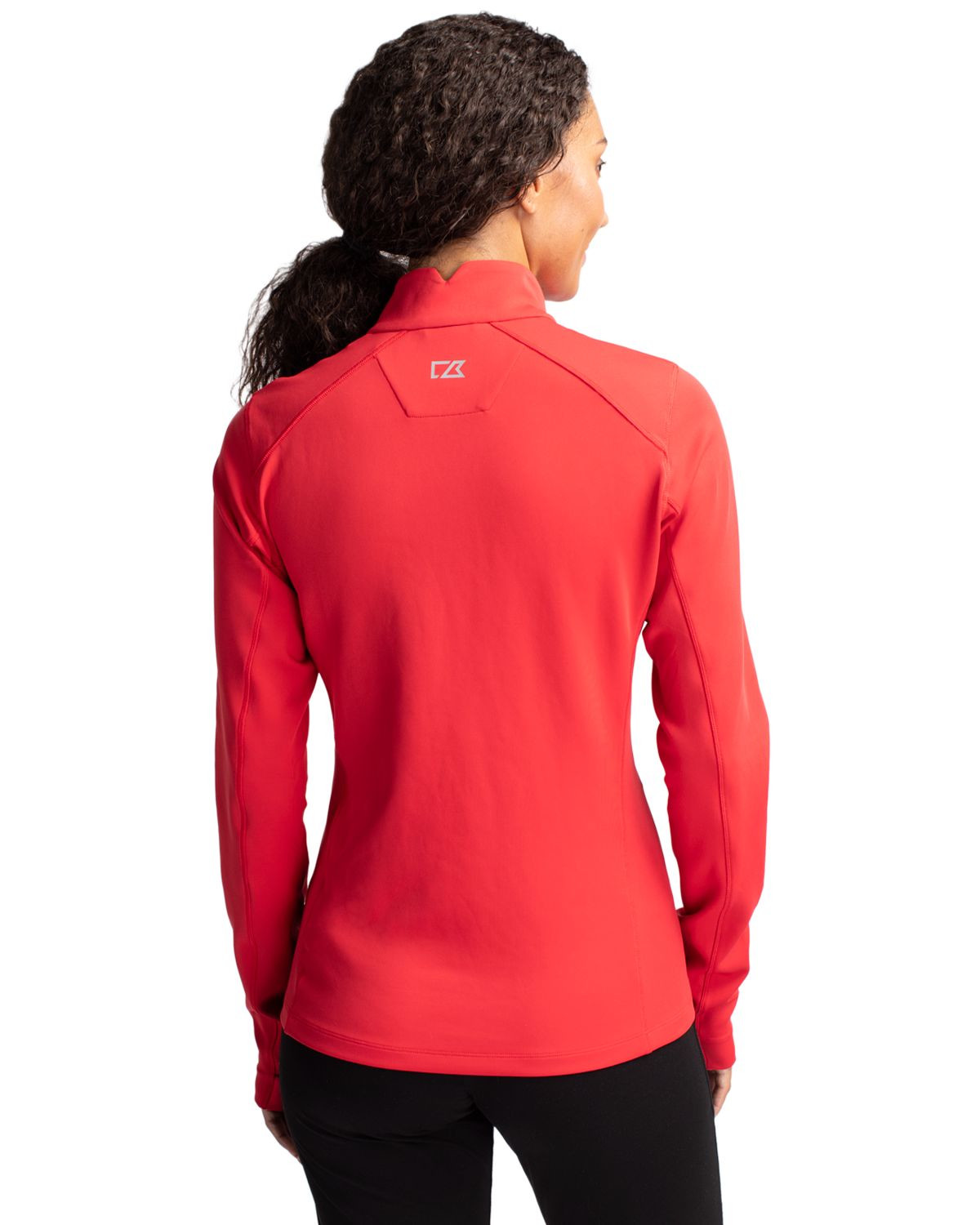 Cutter & Buck® Women's Traverse Stretch Eco Quarter Zip Pullover Product Image