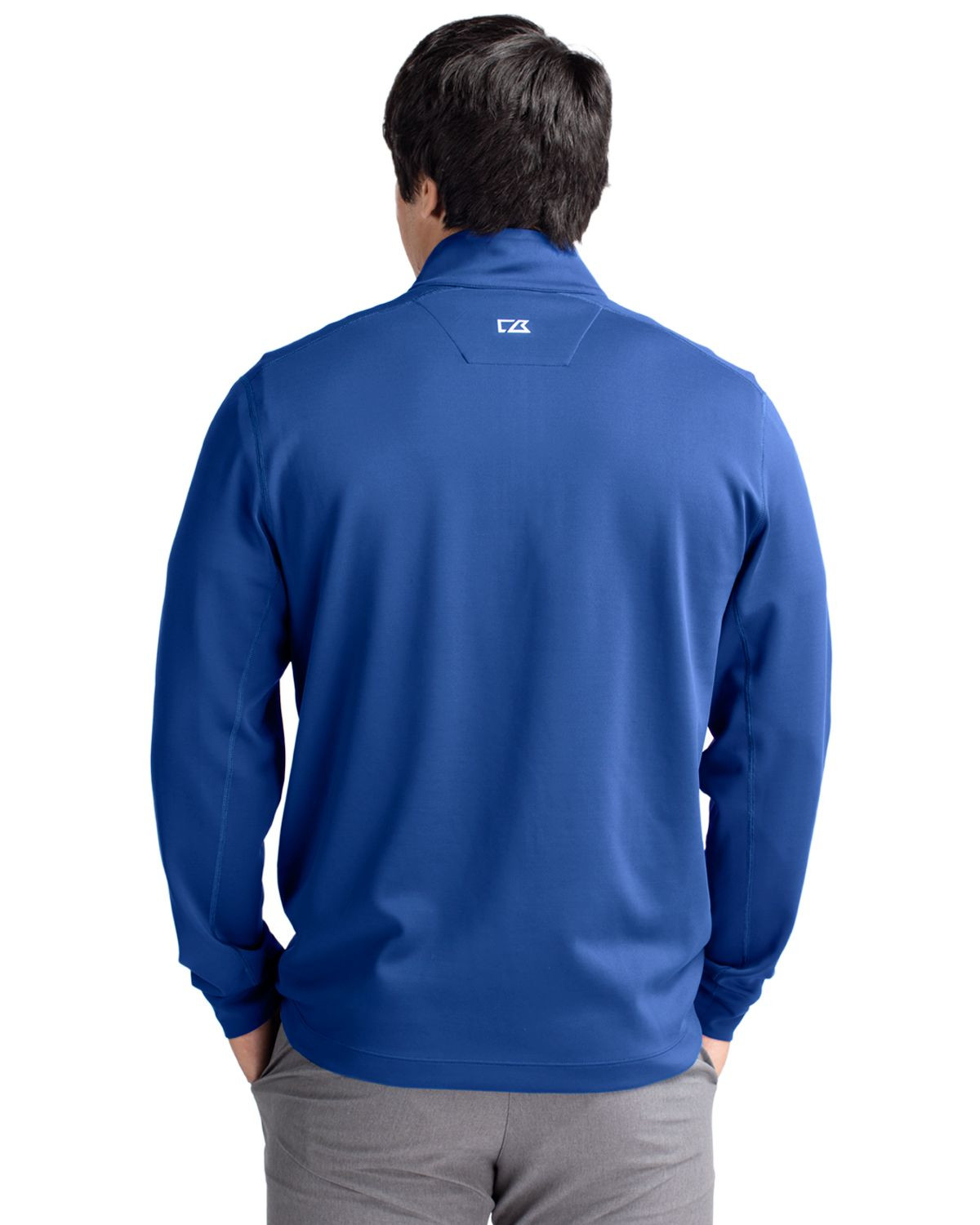 Cutter & Buck® Men's Traverse Stretch Eco Quarter Zip Pullover Product Image